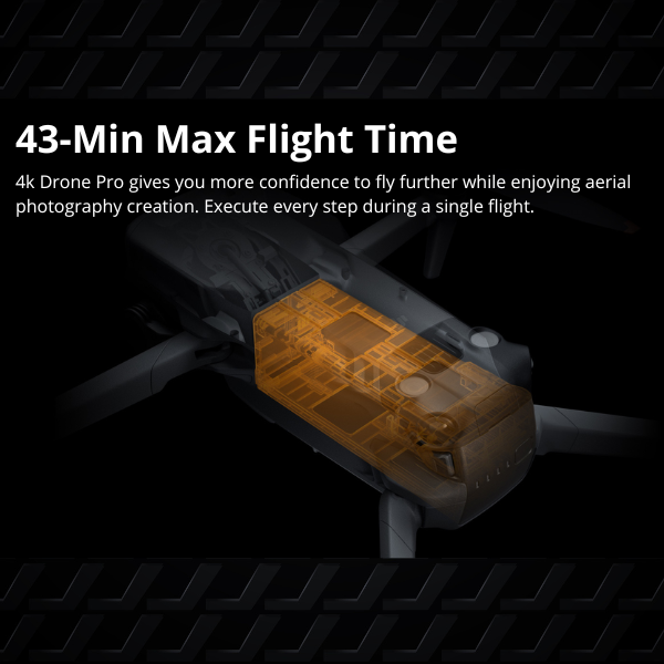 Lanus® 4K Drone 2025 – Auto Return, Brushless Motor, Circular Flight, Waypoints, Altitude Hold, Headless Mode, 43min Flight Time