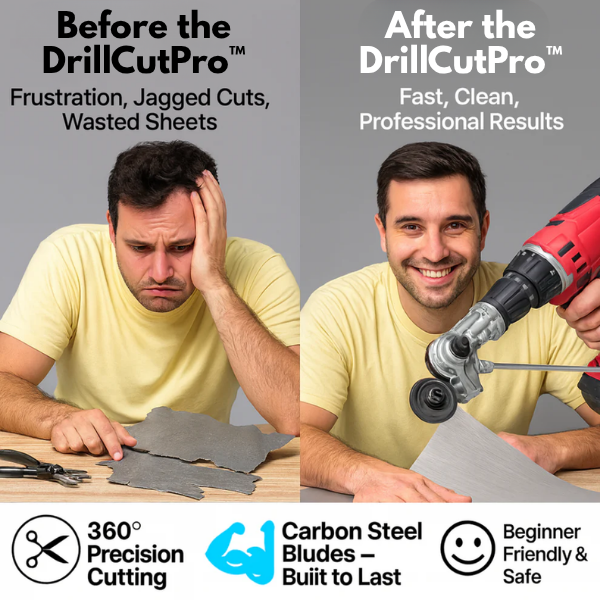 DrillCutPro™ | The Drill-Powered Sheet Metal Shredder