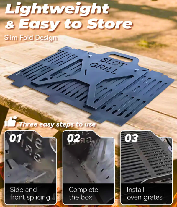 SlotGrill™ Total Freedom to Cook Anywhere
