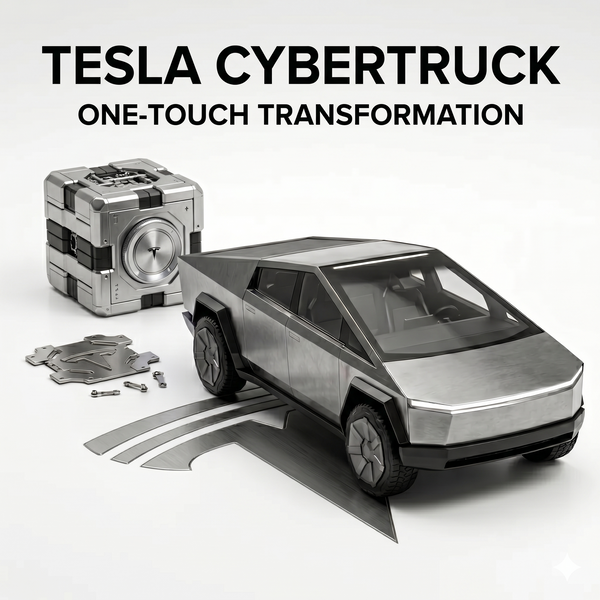 Mechanical Transformation Cube - Tesla CyberTruck