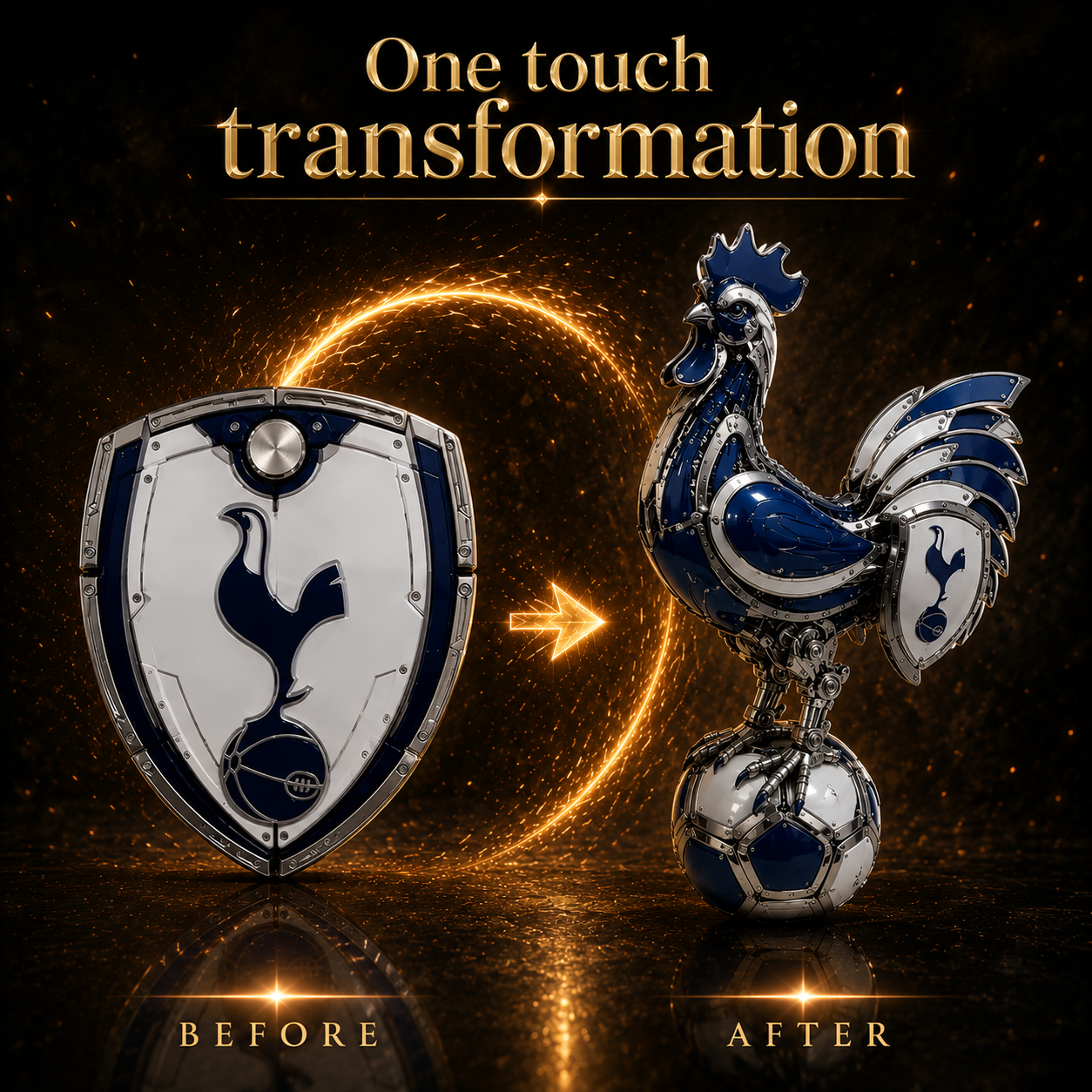 One-Touch Transforming Football Club Shield
