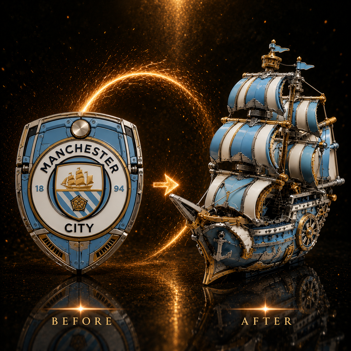 One-Touch Transforming Football Club Shield