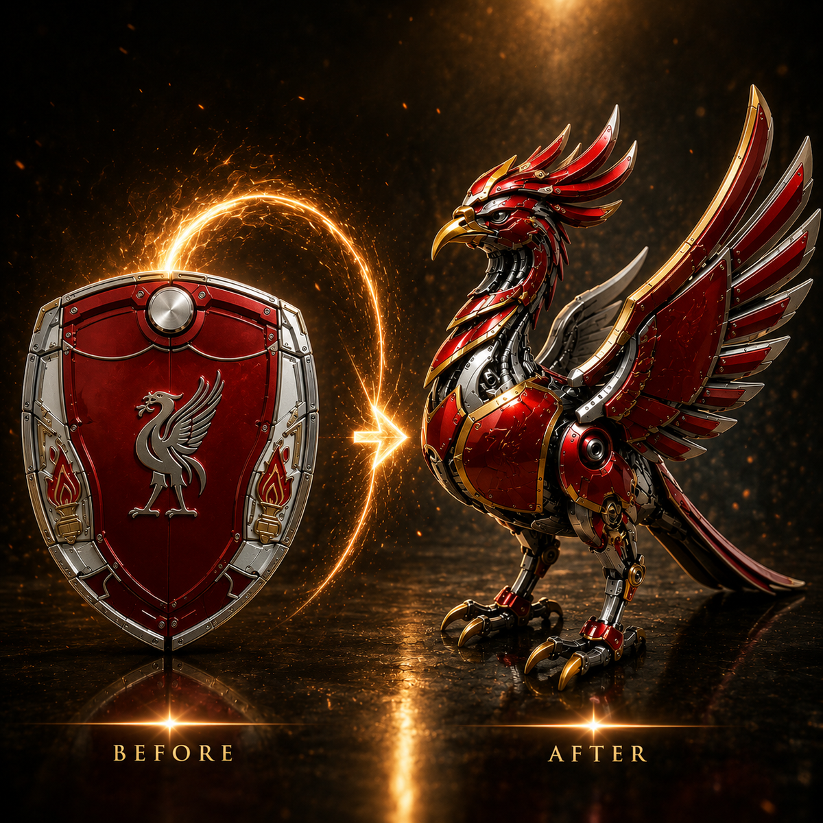 One-Touch Transforming Football Club Shield