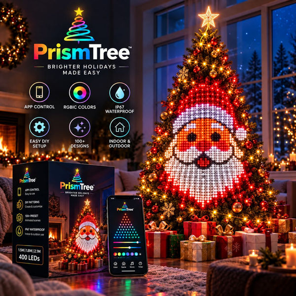 PrismTree™ Smart RGBIC Christmas Tree Lights