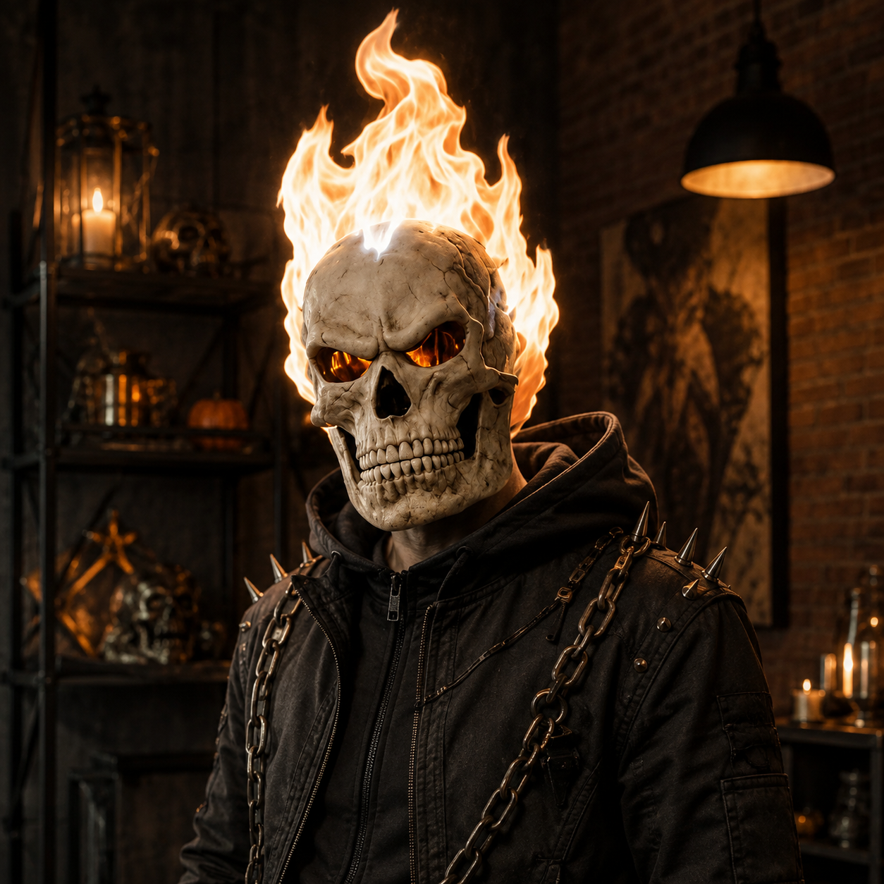 Hellfire Skull Mask 2026 🎃