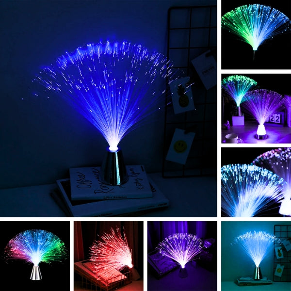 Amore™ Crystal Base Fiber Optic Lamp