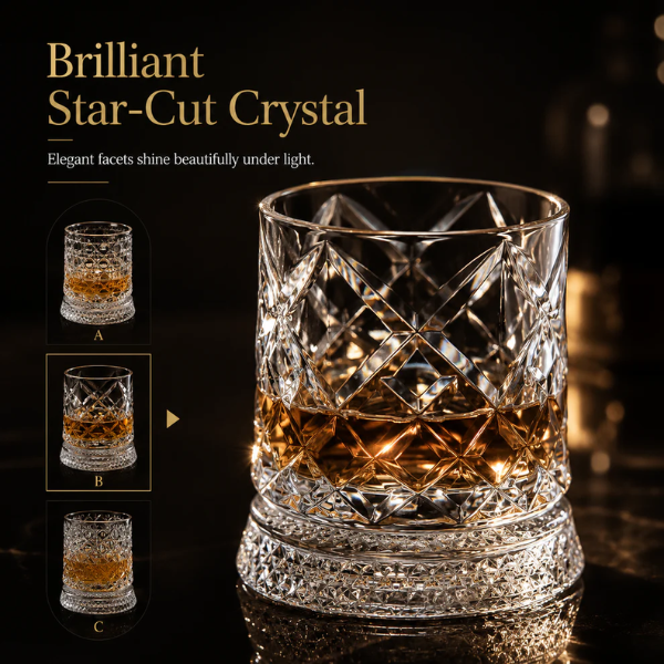 🔥 50% OFF TODAY | Rotating Whiskey Glass