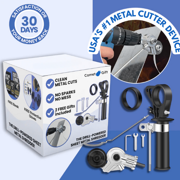DrillCutPro™ | The Drill-Powered Sheet Metal Shredder