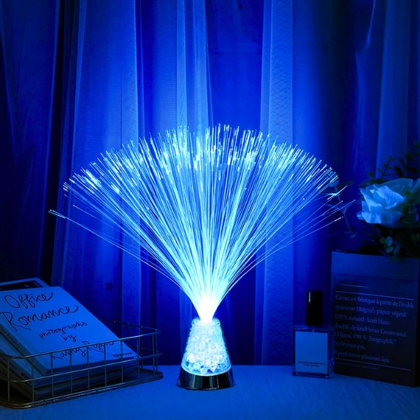 Amore™ Crystal Base Fiber Optic Lamp