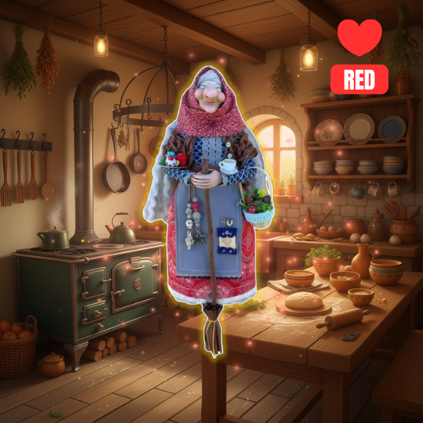 🧙‍♀️ Handmade Kitchen Witch Doll