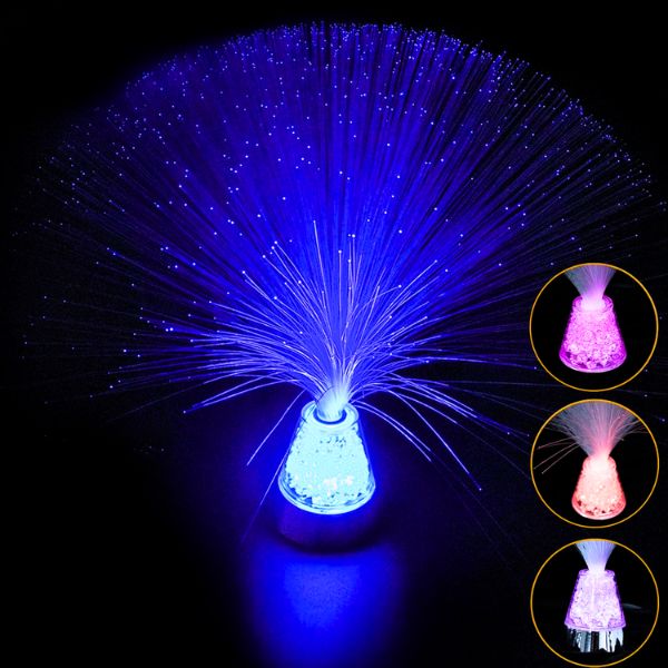 Amore™ Crystal Base Fiber Optic Lamp