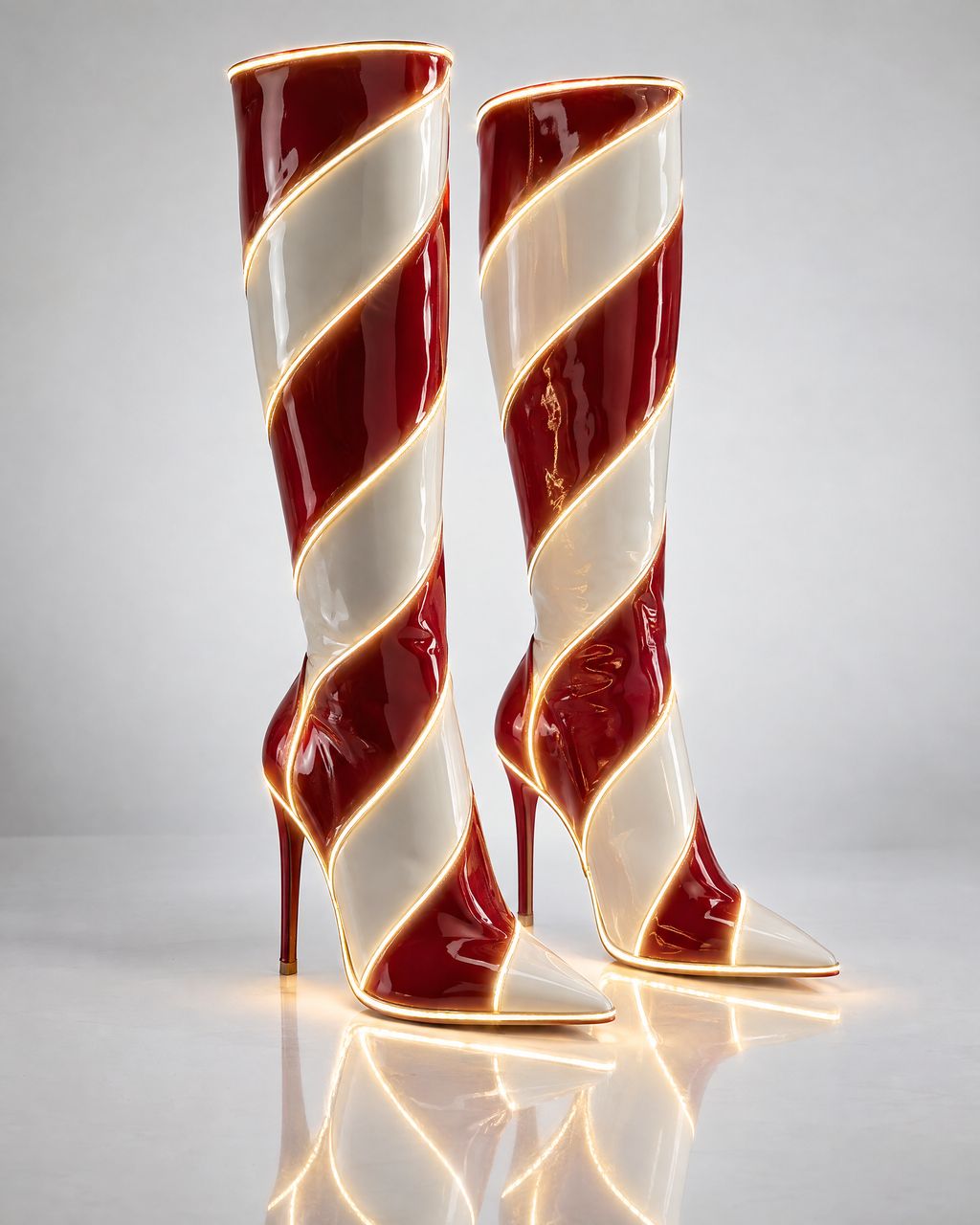 Merry Heels™ LED Light-Up Holiday Heel Boots