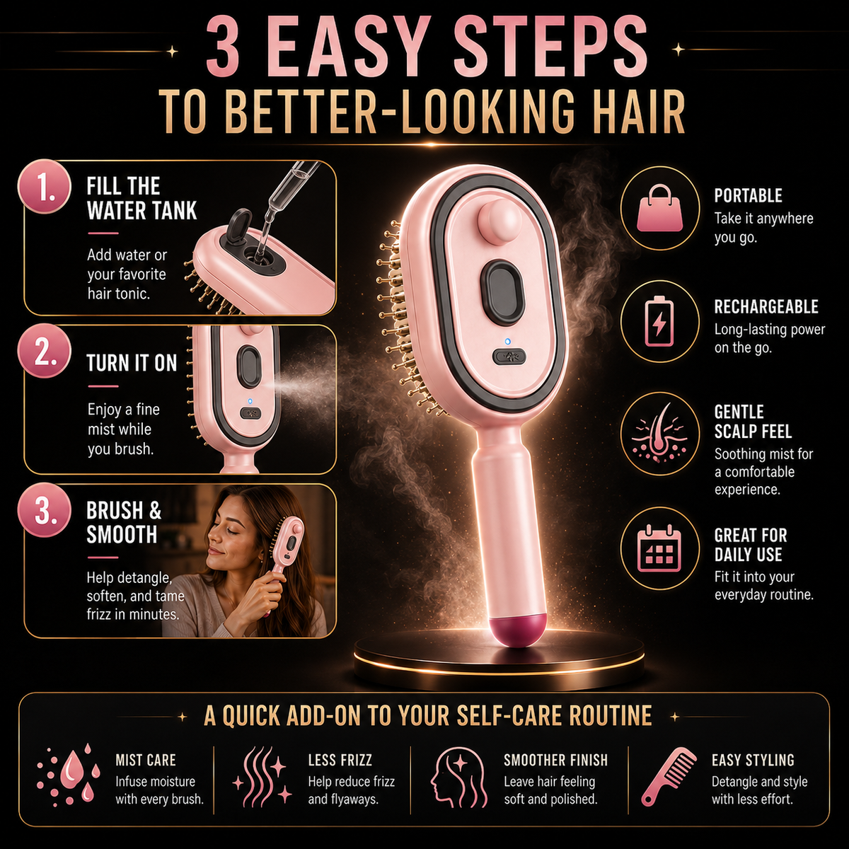 HydraSilk™ Steam Brush