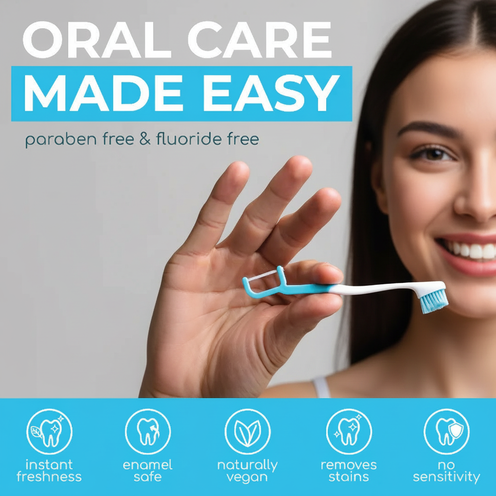SmileGo™ 4-in-1 Portable Travel Toothbrush
