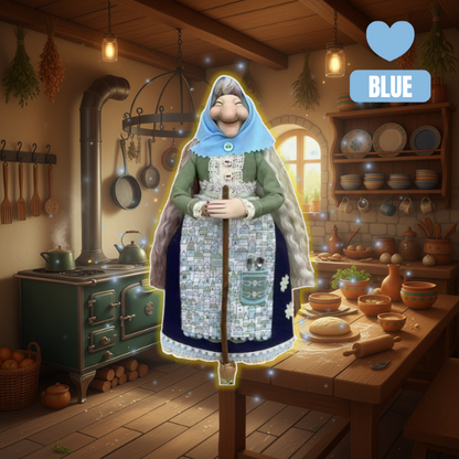🧙‍♀️ Handmade Kitchen Witch Doll