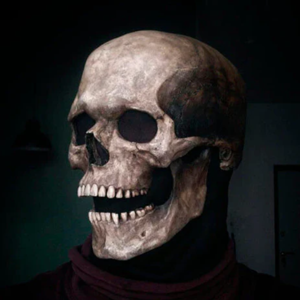 SkullMask™ Full Head Skull Mask with Movable Jaw