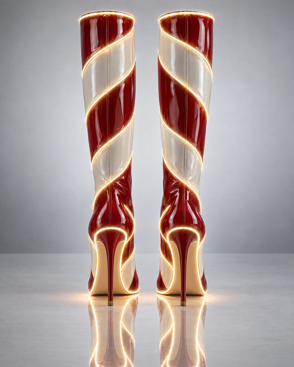 Merry Heels™ LED Light-Up Holiday Heel Boots