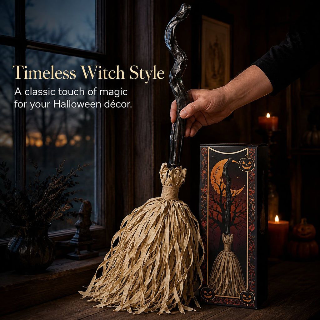 BooBroom™ Animated Moving Witch Broom