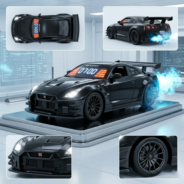 Car Alarm Clock – Authentic Engine Roar