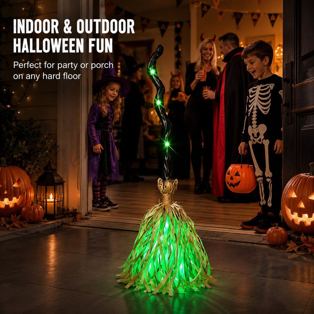 BooBroom™ Animated Moving Witch Broom