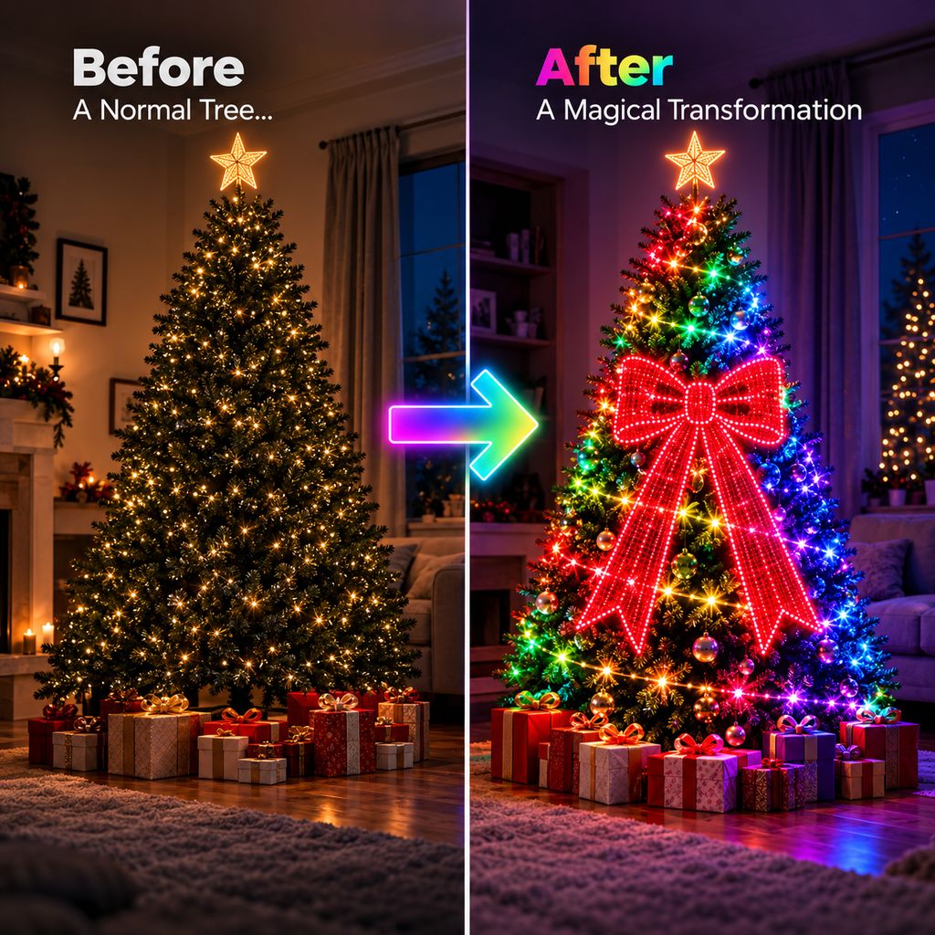 PrismTree™ Smart RGBIC Christmas Tree Lights