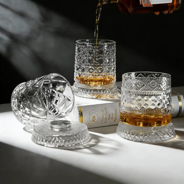 🔥 50% OFF TODAY | Rotating Whiskey Glass