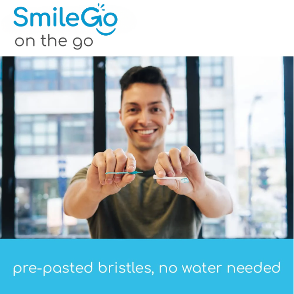 SmileGo™ 4-in-1 Portable Travel Toothbrush