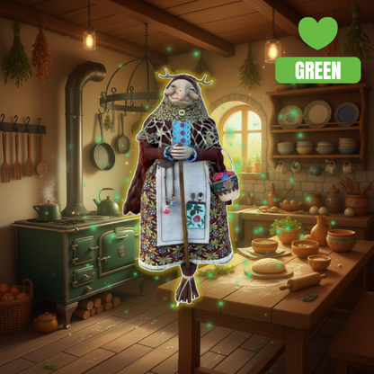 🧙‍♀️ Handmade Kitchen Witch Doll