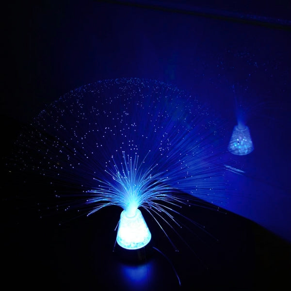 Amore™ Crystal Base Fiber Optic Lamp