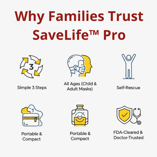 SaveLife™ Pro - 2026 Upgraded Emergency Anti-Choking Rescue Device Trusted by Thousands of Families