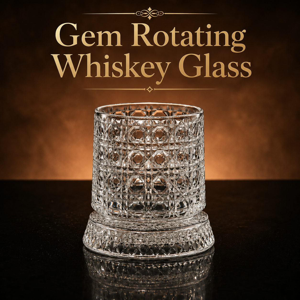 🔥 50% OFF TODAY | Rotating Whiskey Glass