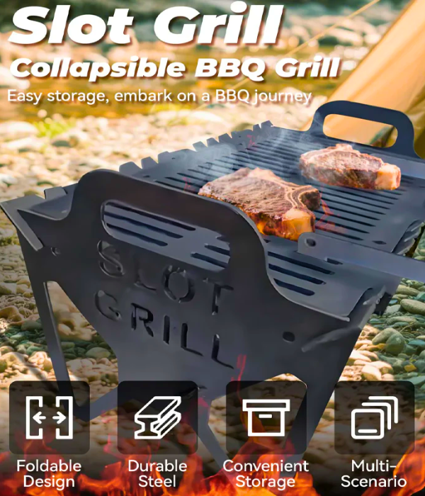 SlotGrill™ Total Freedom to Cook Anywhere