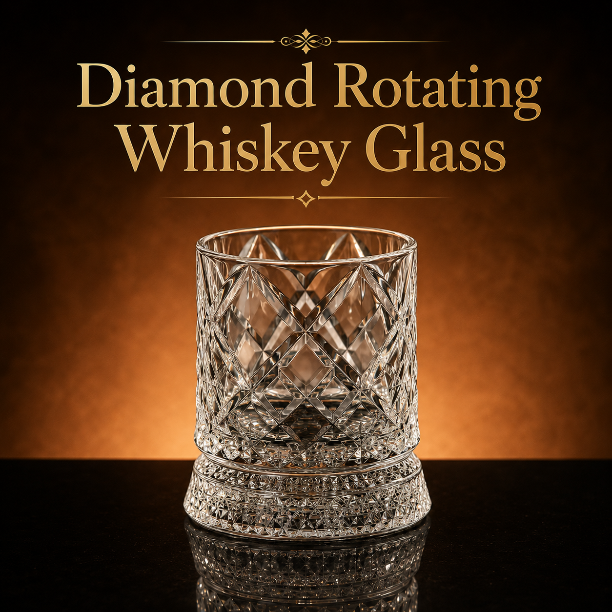 🔥 50% OFF TODAY | Rotating Whiskey Glass