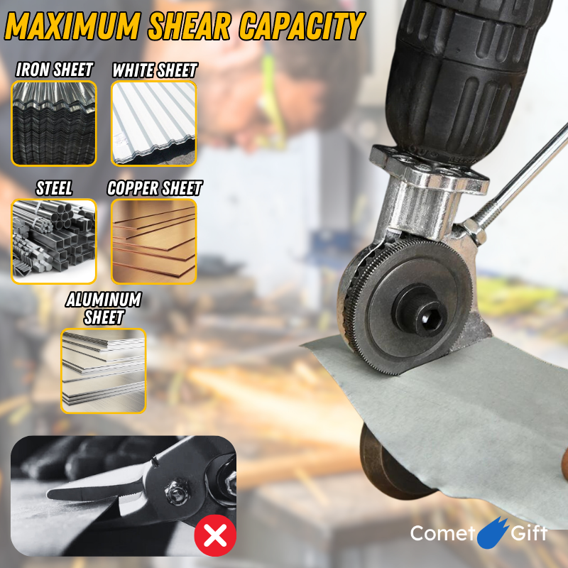 DrillCutPro™ - Metal Cutting Adapter for Drill