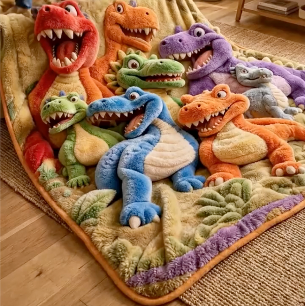 DinoHug™ 3D Dinosaur Thermal Blanket