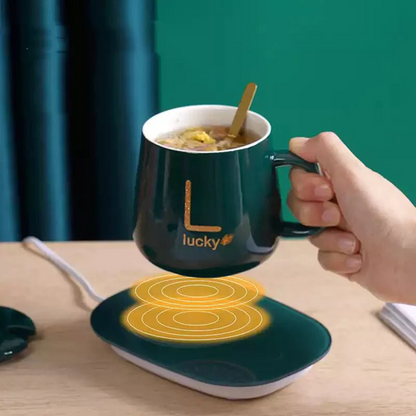HeatPro™ Cup with electric beverage heating base