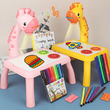 LightDraw™ - Artistic Drawing Table with LED Projector for Kids