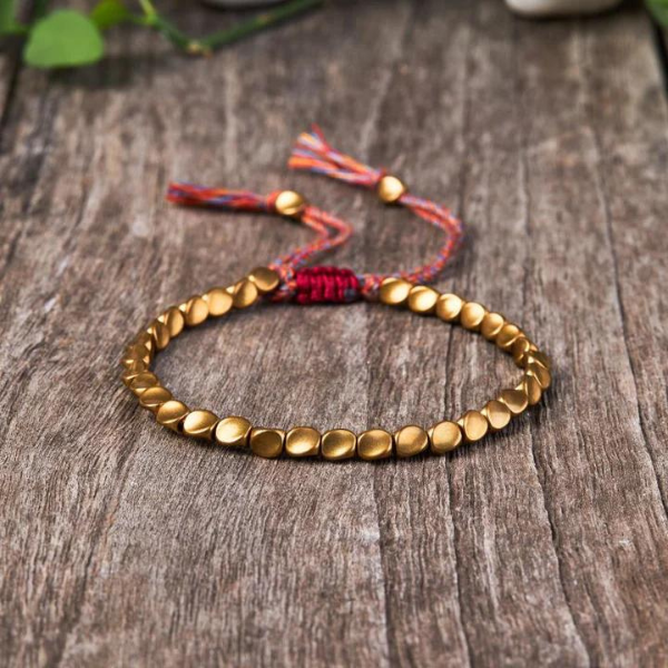 Tibetan Buddhist Bracelet - Charm of Luck and Prosperity