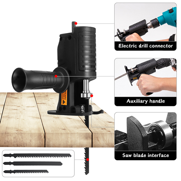 DrillSaw™ - Electric Saw Adapter for Drill