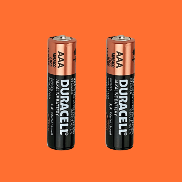 2 Long-Lasting AAA Batteries